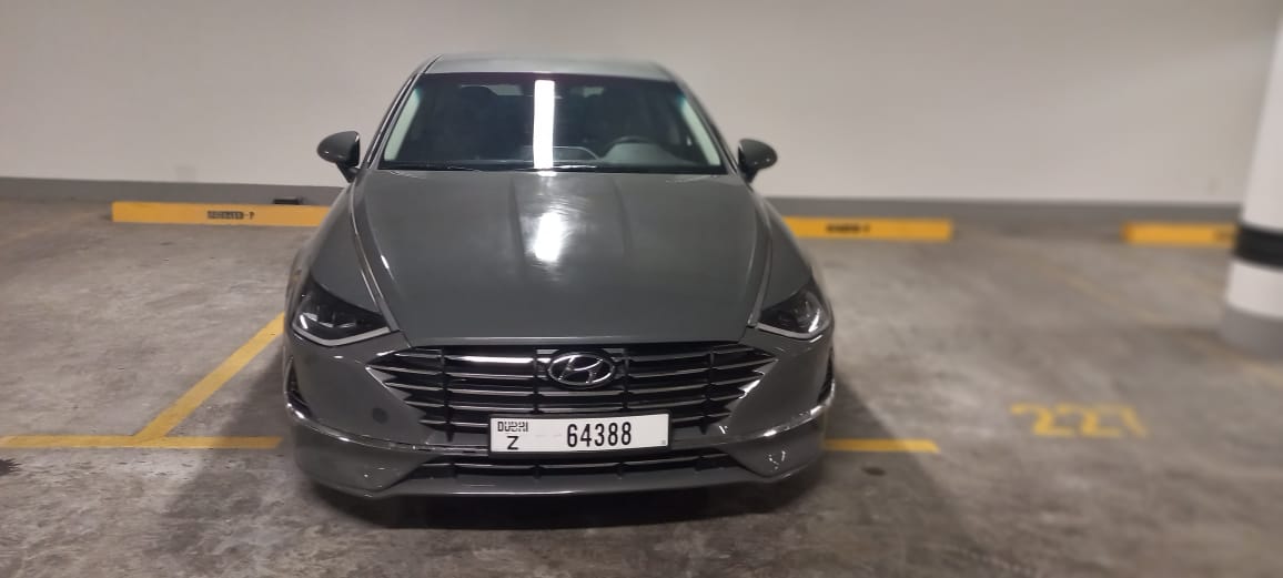 Rent a car with driver in dubai Hyundai Sonata 2022